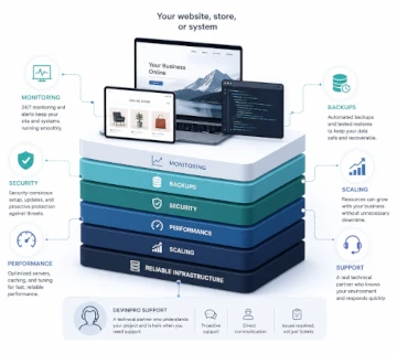 DevInPro propose désormais un hébergement infogéré sur mesure